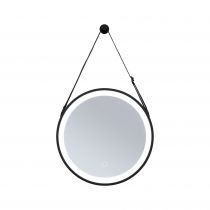 Miroir lumineux LED Miro IP44  Tunable White 200lm 230V 7,5W  Miroir, Noir mat