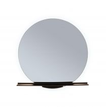 Miroir lumineux LED Miro IP44  Tunable White 500lm 230V 11W  Miroir, Noir mat