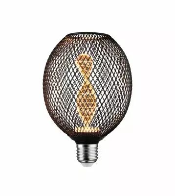 Ampoule LED E27 Metallic Glow Helix 3,5W 110lm 1800K noir 230V