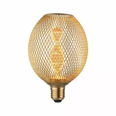 Ampoule LED E27 Metallic Glow Helix 3,5W 130lm 1800K dor� 230V