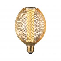 Ampoule LED E27 Metallic Glow Globe spirale 4,2W 200lm 1800K doré 230V