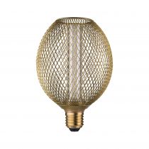 Ampoule LED E27 Metallic Glow Globe spirale 4,2W 200lm 1800K doré 230V