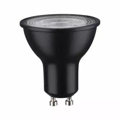 Ampoule LED GU10 750lm 4000K 36� noir mat
