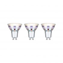 Ampoule LED GU10 EcoLine 2,4W x3 450lm 3000K 100° D50mm H 54mm L10mm