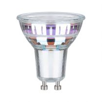 Ampoule LED GU10 EcoLine 2,4W x3 450lm 3000K 100° D50mm H 54mm L10mm