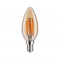 Ampoule LED 1879 flamme Or E14 450lm