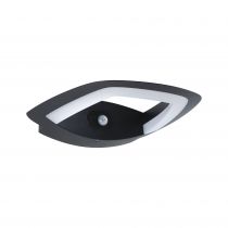 Applique d'extérieur LED Akena Détecteur de mouvement IP44  243x254mm 3000K 11W 800lm 230V  Anthracite Aluminium