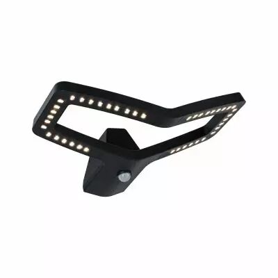 Applique d'ext�rieur LED Alara D�tecteur de mouvement IP44 carr� 375x270mm 3000K 10W 450lm 230V  Anthracite M�tal