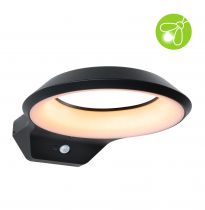 Applique d'extérieur LED Anela Détecteur de mouvement favorable aux insectes IP44  245x309mm 2200K 12W 700lm 230V  Anthracite Al