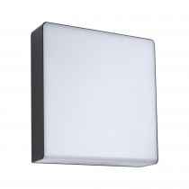 Applique d'extérieur LED Azalena Détecteur haute fréquence IP44  250x97mm 3000K 8,5W 700lm 230V  Anthracite Matière plastique, A