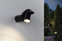 Applique d'extérieur LED Cuff Détecteur de mouvement IP44  76x217mm 3000K 10W 700lm 230V 70° Anthracite Aluminium