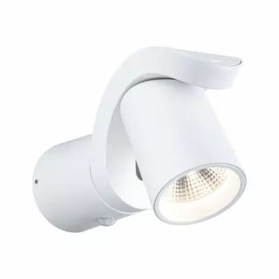 Applique d'ext�rieur LED Cuff D�tecteur de mouvement IP44  76x217mm 3000K 10W 700lm 230V 70� Blanc Aluminium