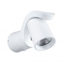 Applique d'extérieur LED Cuff Détecteur de mouvement IP44  76x217mm 3000K 10W 700lm 230V 70° Blanc Aluminium