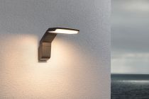 Applique d'extérieur LED Zenera  résistant à l'eau de mer IP44  150x194mm 3000K 10W 700lm 230V  Anthracite Métal