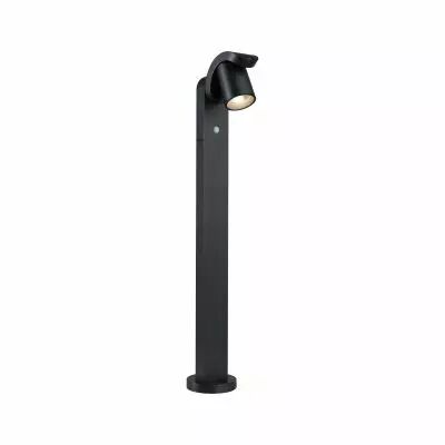 Borne lumineuse LED Cuff D�tecteur de mouvement IP44  782mm 3000K 10W 700lm 230V 70� Anthracite  Aluminium