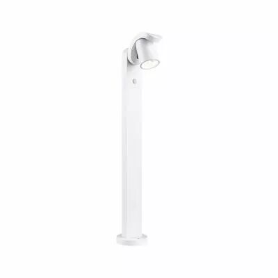 Borne lumineuse LED Cuff D�tecteur de mouvement IP44  782mm 3000K 10W 700lm 230V 70� Blanc  Aluminium