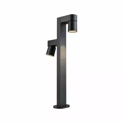Borne lumineuse LED Kimu IP44  822mm 3000K 2x8W 750lm / 750lm 230V 70� Anthracite  Aluminium