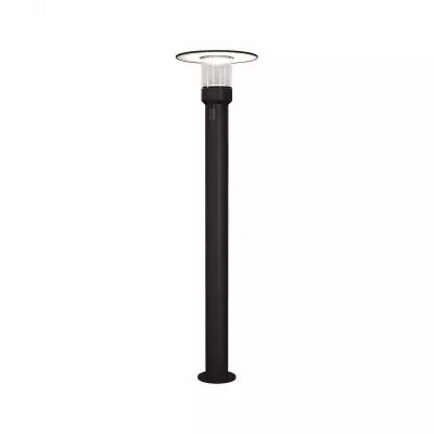 Borne lumineuse LED Sienna D�tecteur haute fr�quence r�sistant � l'eau de mer IP44  780mm 3000K 9W 400lm 230V  Anthracite  Alumi