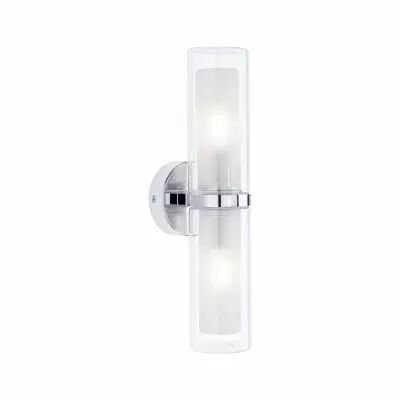 Selection Bathroom Applique Luena IP44 E14   230V max. 2x20W gradable Chrome, Verre