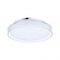Selection Bathroom Plafonnier LED Luena IP44  3000K 860lm 230V 16,5W  Verre, Chrome