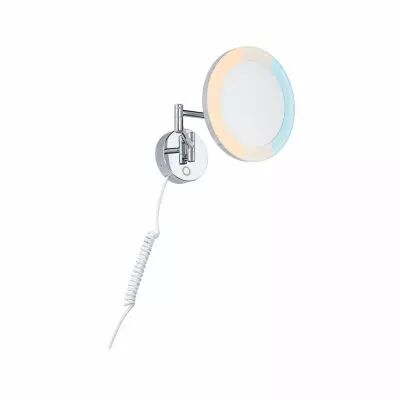 Miroir cosm�tique LED Masua IP44  White Switch 55lm 230V 4W  Chrome