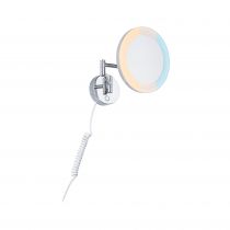 Miroir cosmétique LED Masua IP44  White Switch 55lm 230V 4W  Chrome