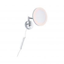 Miroir cosmétique LED Masua IP44  White Switch 55lm 230V 4W  Chrome