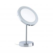 Miroir cosmétique LED Masua IP44  White Switch 55lm 230V 4W  Chrome