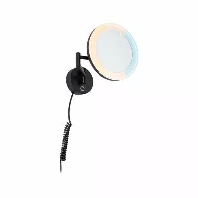 Miroir cosm�tique LED Masua IP44  White Switch 55lm 230V 4W  Noir mat