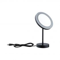 Miroir cosmétique LED Masua IP44  White Switch 55lm 230V 4W  Noir mat