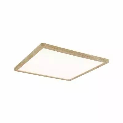 Panneau LED Atria Shine Backlight IP44 carr� 293x293mm  16W 1600lm 3000K Esth�tique bois