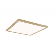 Panneau LED Atria Shine Backlight IP44 carré 293x293mm  16W 1600lm 3000K Esthétique bois