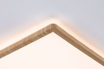 Panneau LED Atria Shine Backlight IP44 carré 293x293mm  16W 1600lm 3000K Esthétique bois
