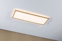 Panneau LED Atria Shine Backlight IP44 carré 580x200mm  22W 2300lm 3000K Esthétique bois
