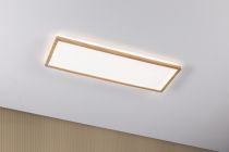 Panneau LED Atria Shine Backlight IP44 carré 580x200mm  22W 2300lm 4000K Esthétique bois