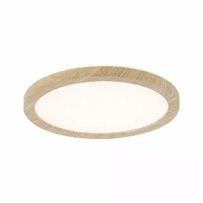 Panneau LED Atria Shine Backlight IP44 rond 190mm  11,2W 850lm 3000K Esth�tique bois