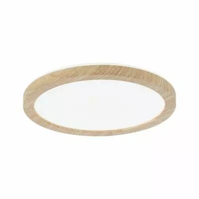 Panneau LED Atria Shine Backlight IP44 rond 190mm  11,2W 850lm 4000K Esth�tique bois