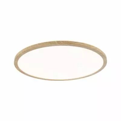 Panneau LED Atria Shine Backlight IP44 rond 420mm  22W 2300lm 3000K Esth�tique bois