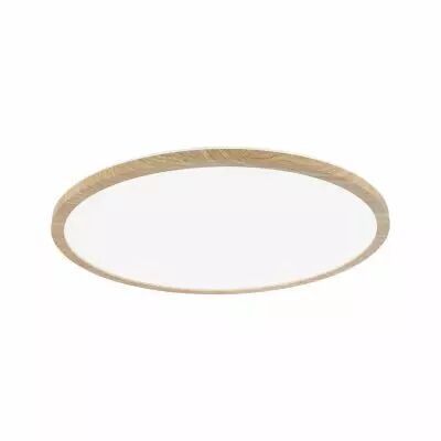 Panneau LED Atria Shine Backlight IP44 rond 420mm  22W 2300lm 4000K Esth�tique bois
