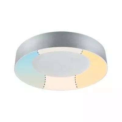 Plafonnier LED Casca IP44  White Switch 2100lm 230V 23W  Alu mat
