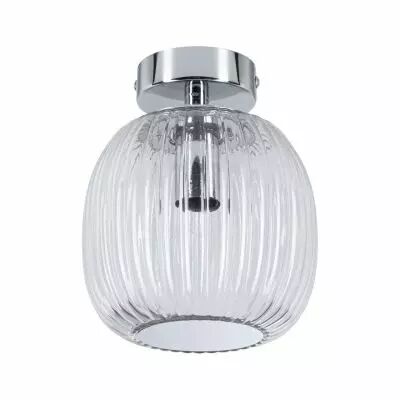 Plafonnier LED Ruya IP44 E14   230V max. 20W  Verre, Chrome