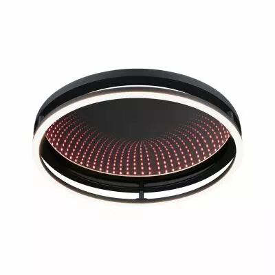 Plafonnier LED Spaceglow RGB+ 650lm / 0lm 230V 34,5W  Noir mat