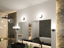 Selection Bathroom Applique LED Gove IP44  3000K 400lm 230V 5W  Noir mat, Satiné