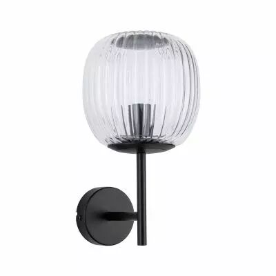 Selection Bathroom Applique Ruya IP44 E14   230V max. 20W  Verre, Noir mat