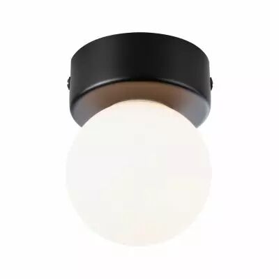 Selection Bathroom Plafonnier Gove IP44 G9   230V max. 20W gradable Noir mat, Satin�