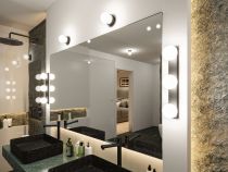 Selection Bathroom Plafonnier Gove IP44 G9   230V max. 20W gradable Noir mat, Satiné
