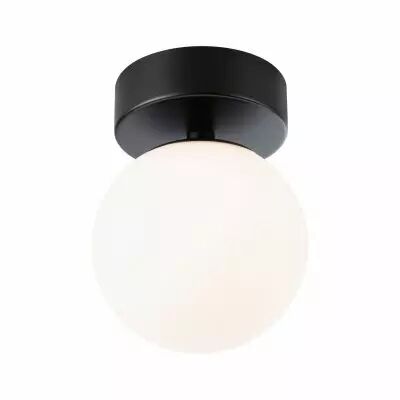 Selection Bathroom Plafonnier LED Gove IP44  3000K 400lm 230V 5W  Noir mat, Satin�