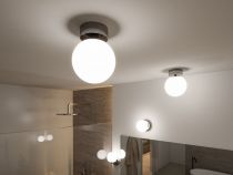 Selection Bathroom Plafonnier LED Gove IP44  3000K 900lm 230V 9W  Chrome, Satiné