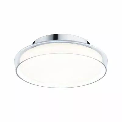 Selection Bathroom Plafonnier LED Luena IP44  3000K 600lm 230V 11,5W  Verre, Chrome