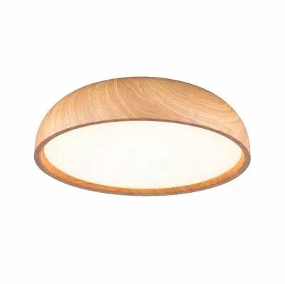 Selection Bathroom Plafonnier LED Oka IP44  White Switch 950lm 230V 24W  Esth�tique bois